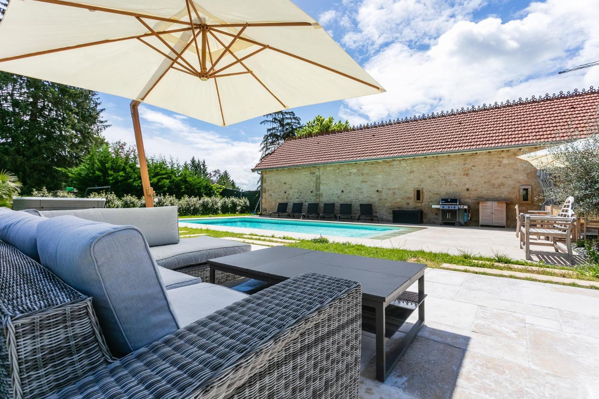 Calviac-en-Perigord Guardian House Of Chateau Monteil With Heated Pool And Jacuzziヴィラ エクステリア 写真