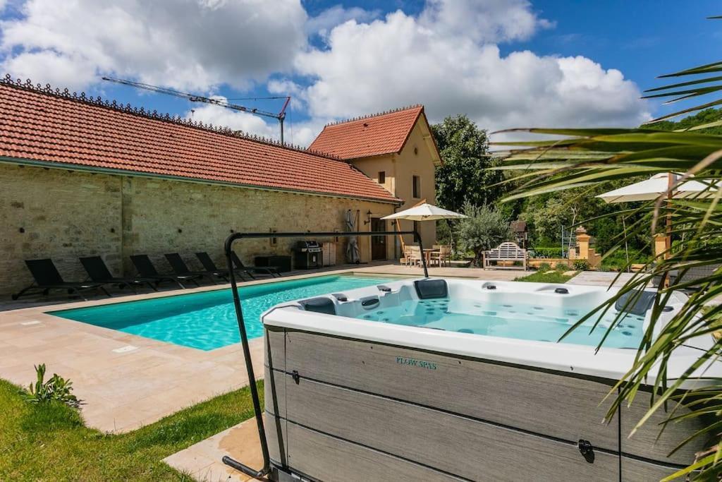 Calviac-en-Perigord Guardian House Of Chateau Monteil With Heated Pool And Jacuzziヴィラ エクステリア 写真